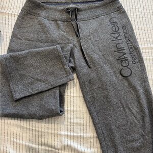 Calvin Klein Performance Heather Gray Joggers